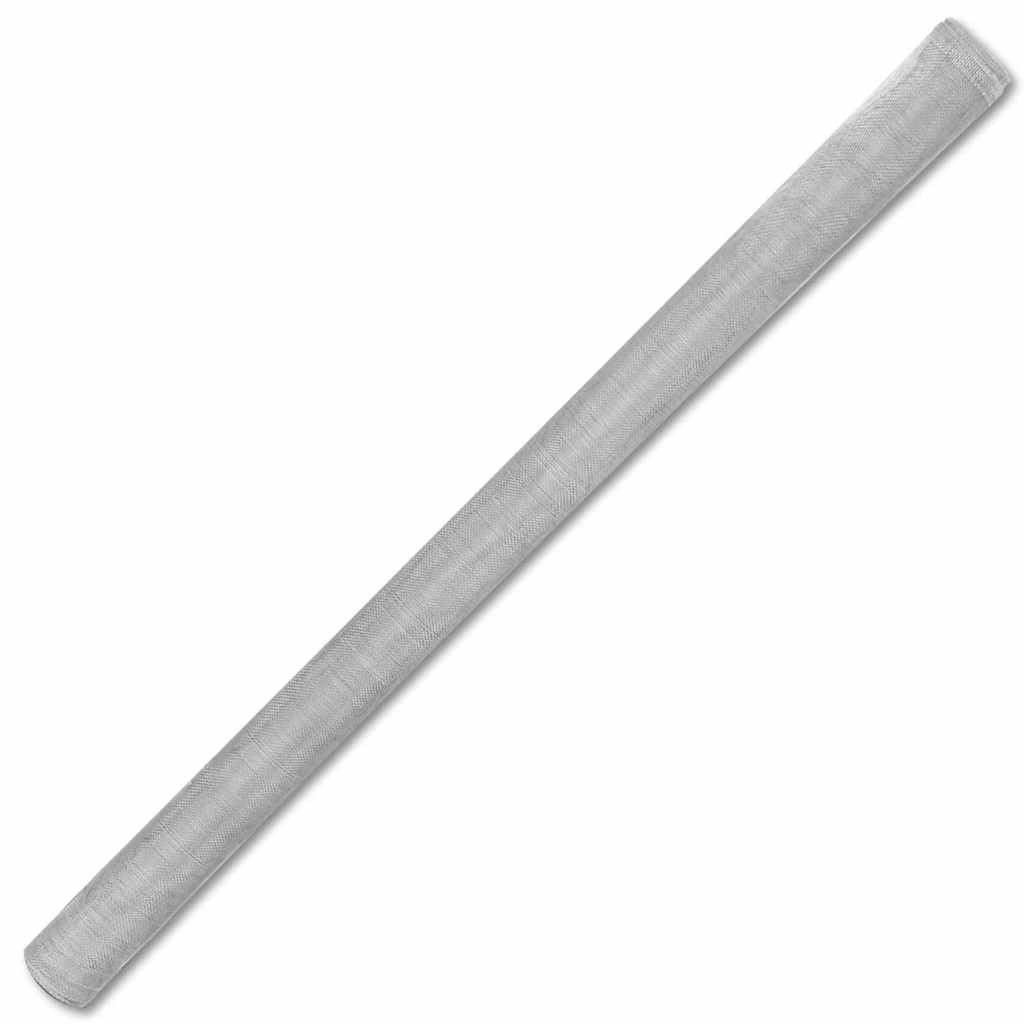 Aluminum Mesh Screen 39.4x196.9 in Silver F99953