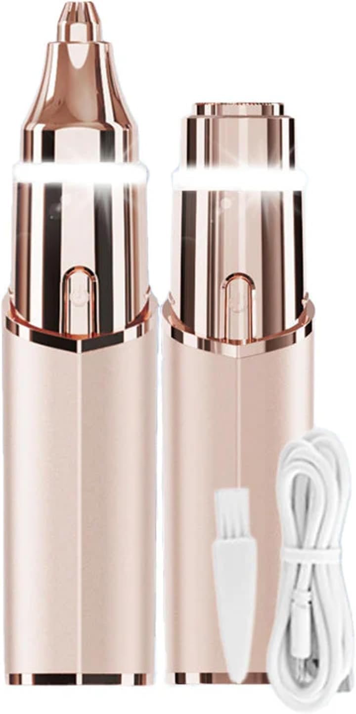 Portable Facial Shaver for Women, 2-in-1 Eyebrow Trimmer Q894946