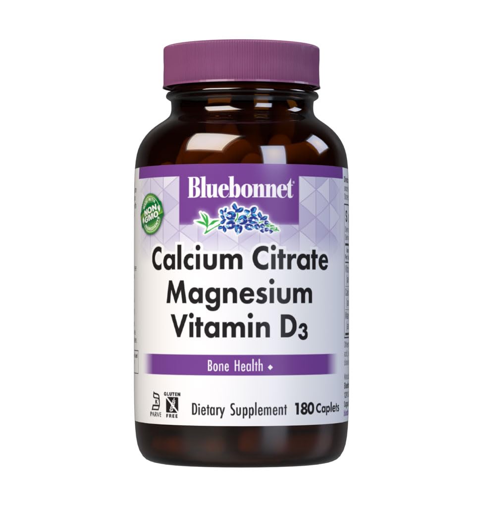Calcium Citrate Magnesium Plus Vitamin D3 Caplets, 180 Count S992