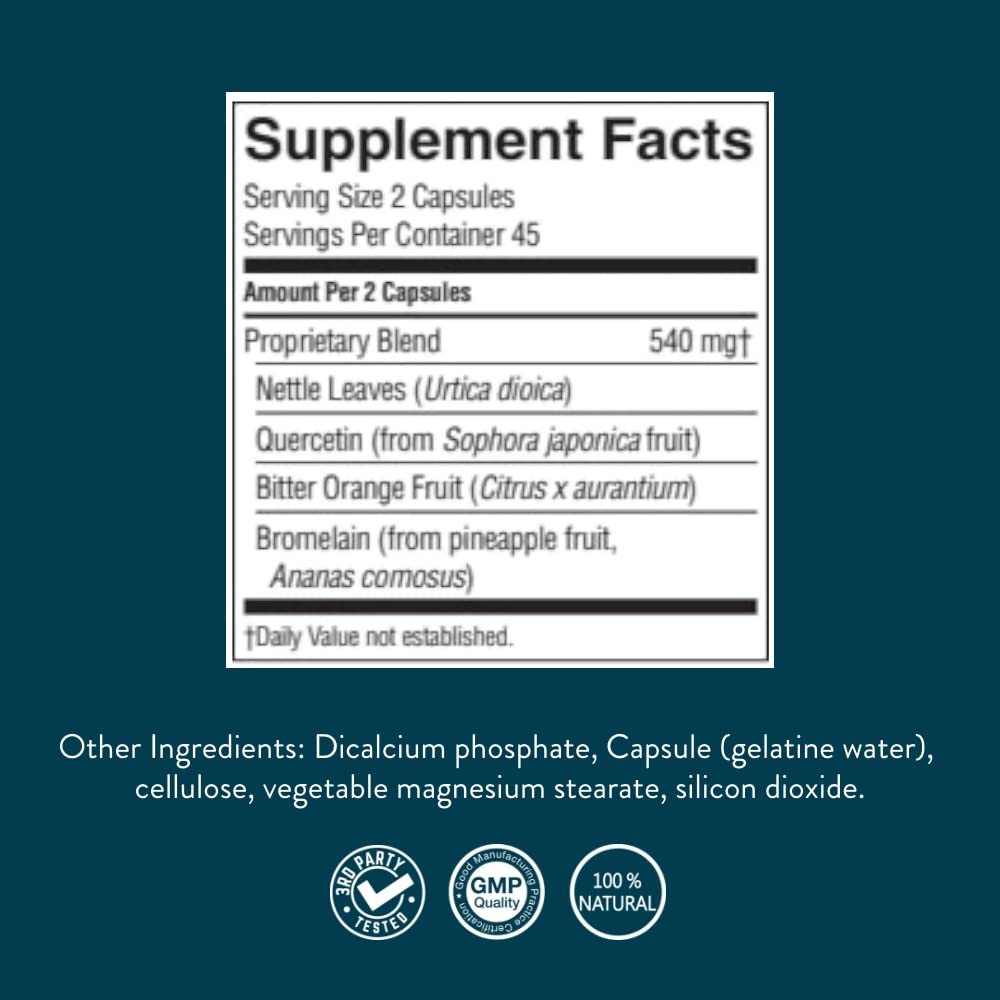 90 Capsules Respiratory Support Supplement N36908