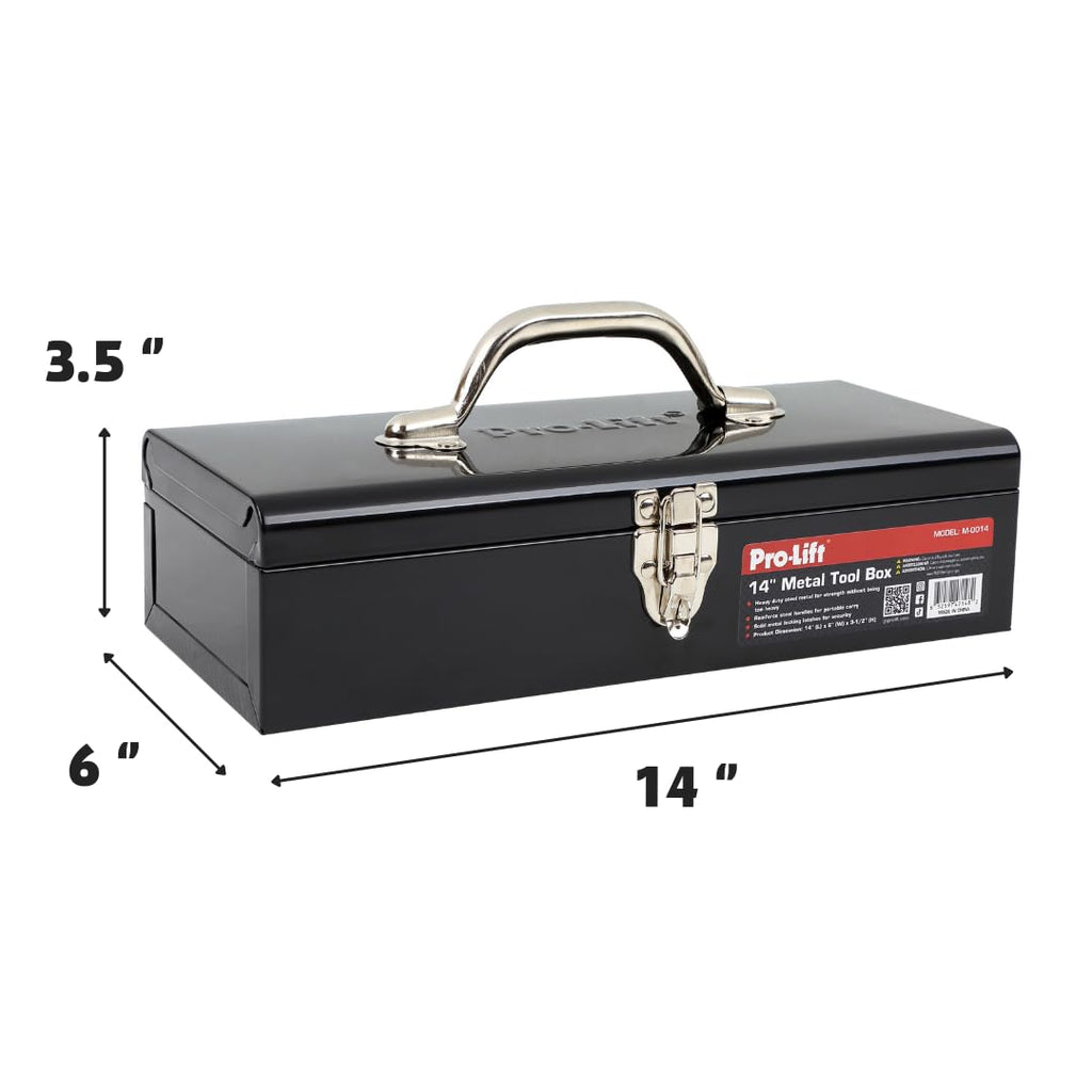 14-inch Metal Tool Box with Handle I997