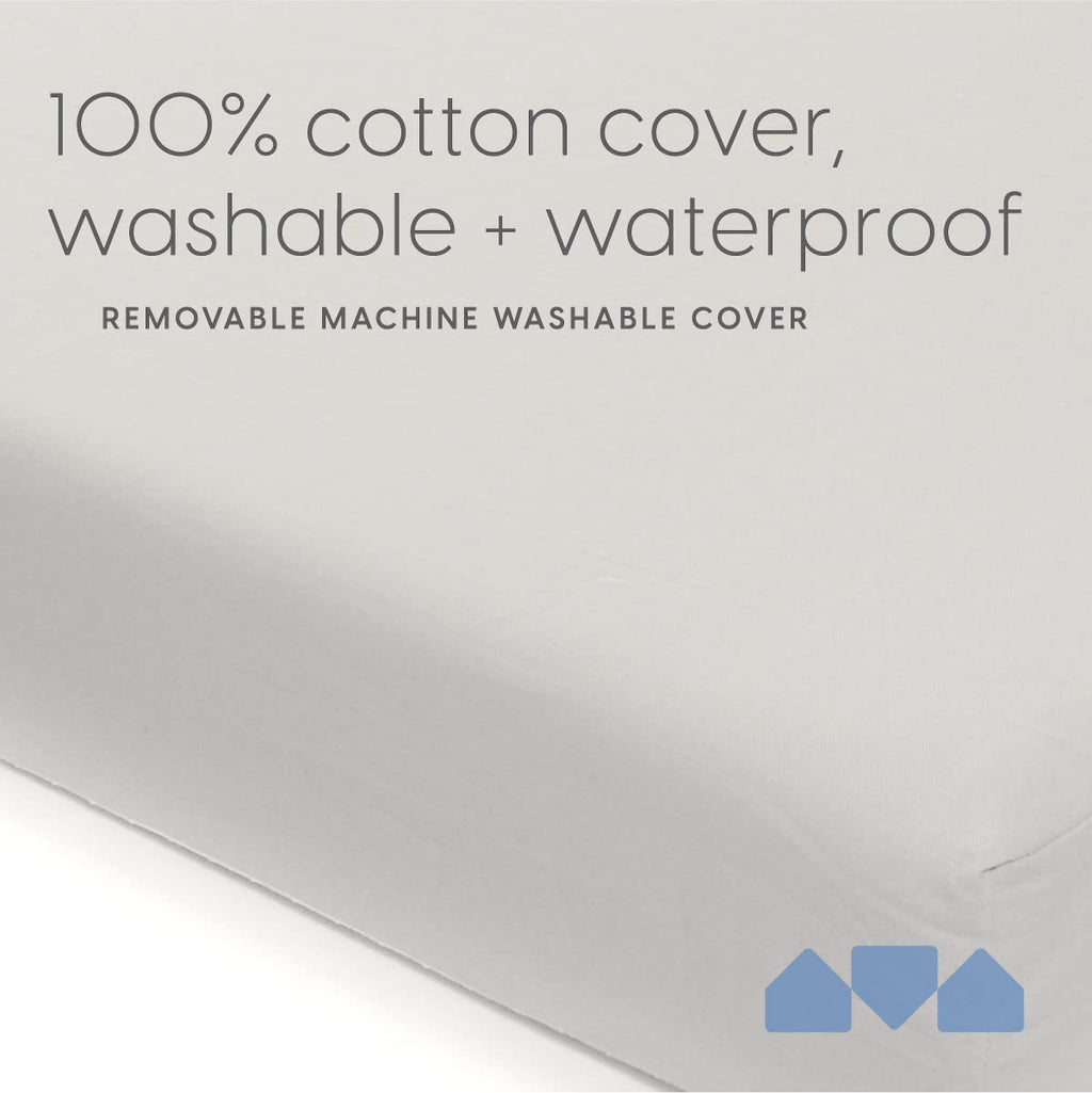 Memory Foam Crib Mattress, 100% Cotton Cover F533122