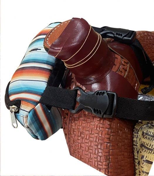 Southwest Print Insulated Nylon Saddle Pouch N369