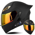 Black Carbon Fiber Modular Motorcycle Helmet N499758