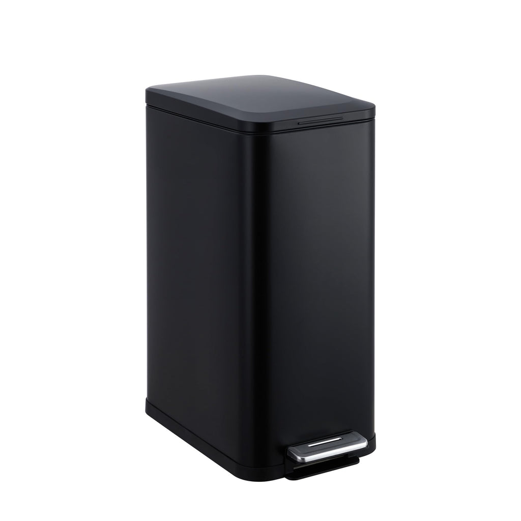 50L Stainless Steel Step Trash Can with Lid L459