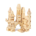 75 Pieces Wooden Castle Building Blocks O877