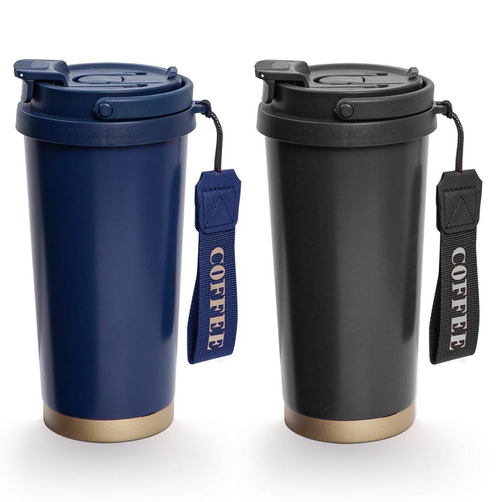 2 Pack 17oz Insulated Stainless Steel Coffee Mug R39871