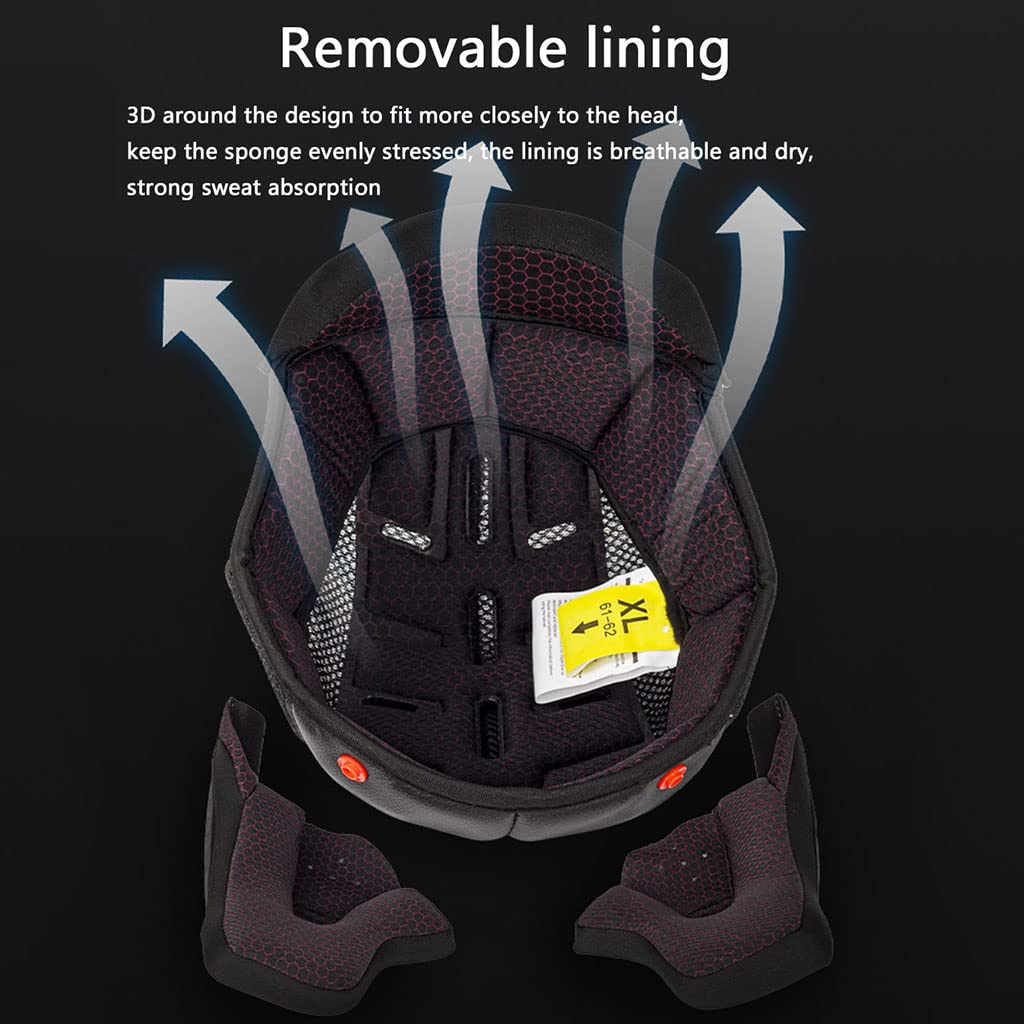 Black Carbon Fiber Modular Motorcycle Helmet N499758