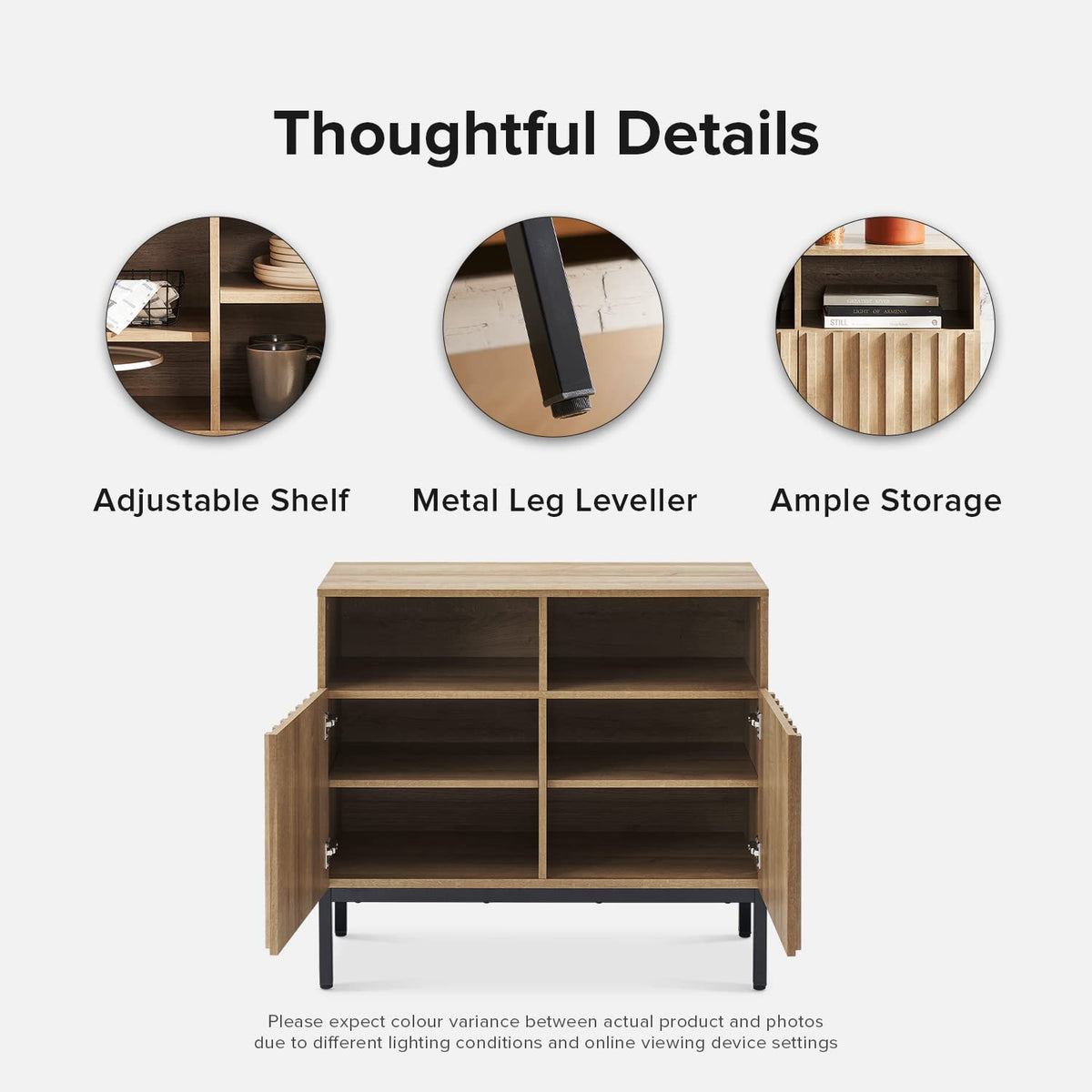 Oak Storage Cabinet Sideboard P31422