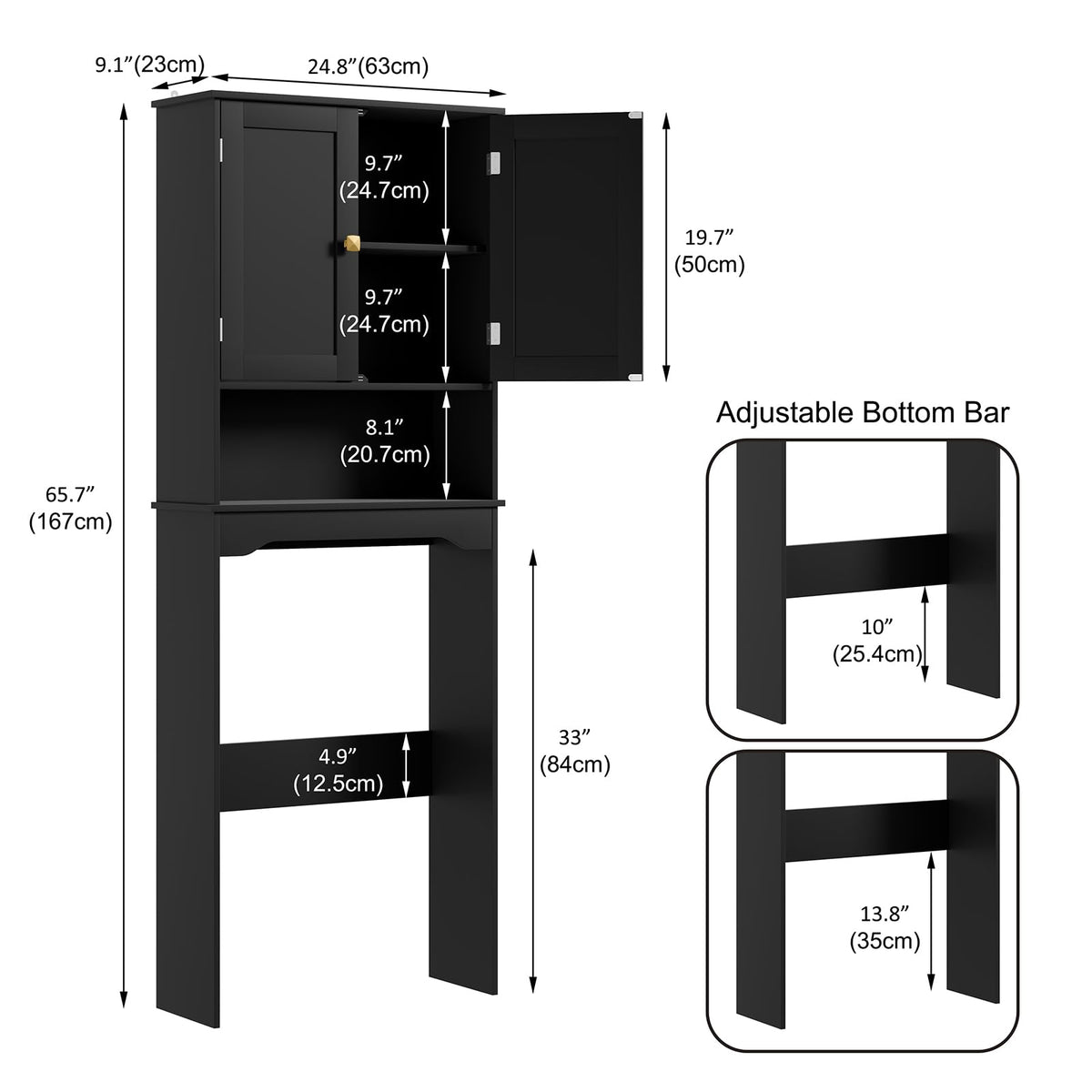 Over The Toilet Storage Cabinet L71410