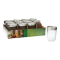 16 Oz Wide Mouth Glass Mason Jars with Lids & Bands, 12-Pack E201813