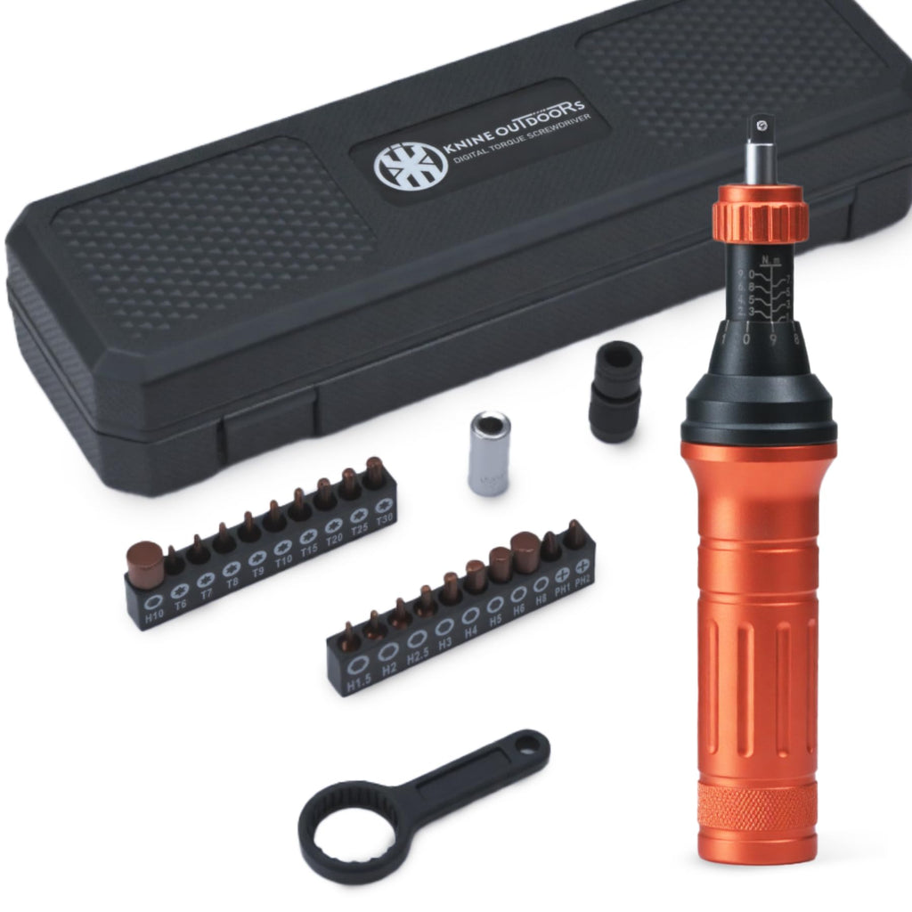 Torque Screwdriver Wrench Driver Set 10-80 Inch Pounds 20 Steel Bits B493