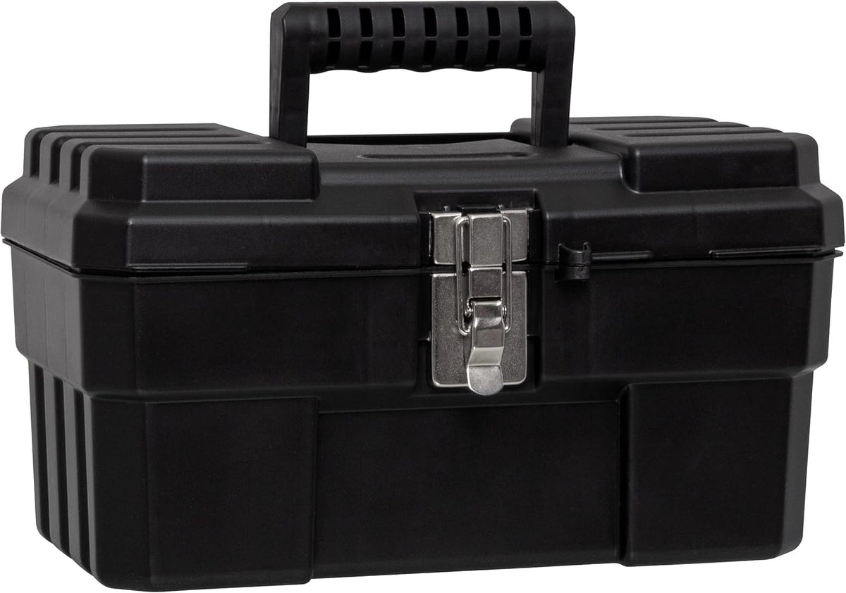 14-Inch Plastic Toolbox with Removable Tray U619815