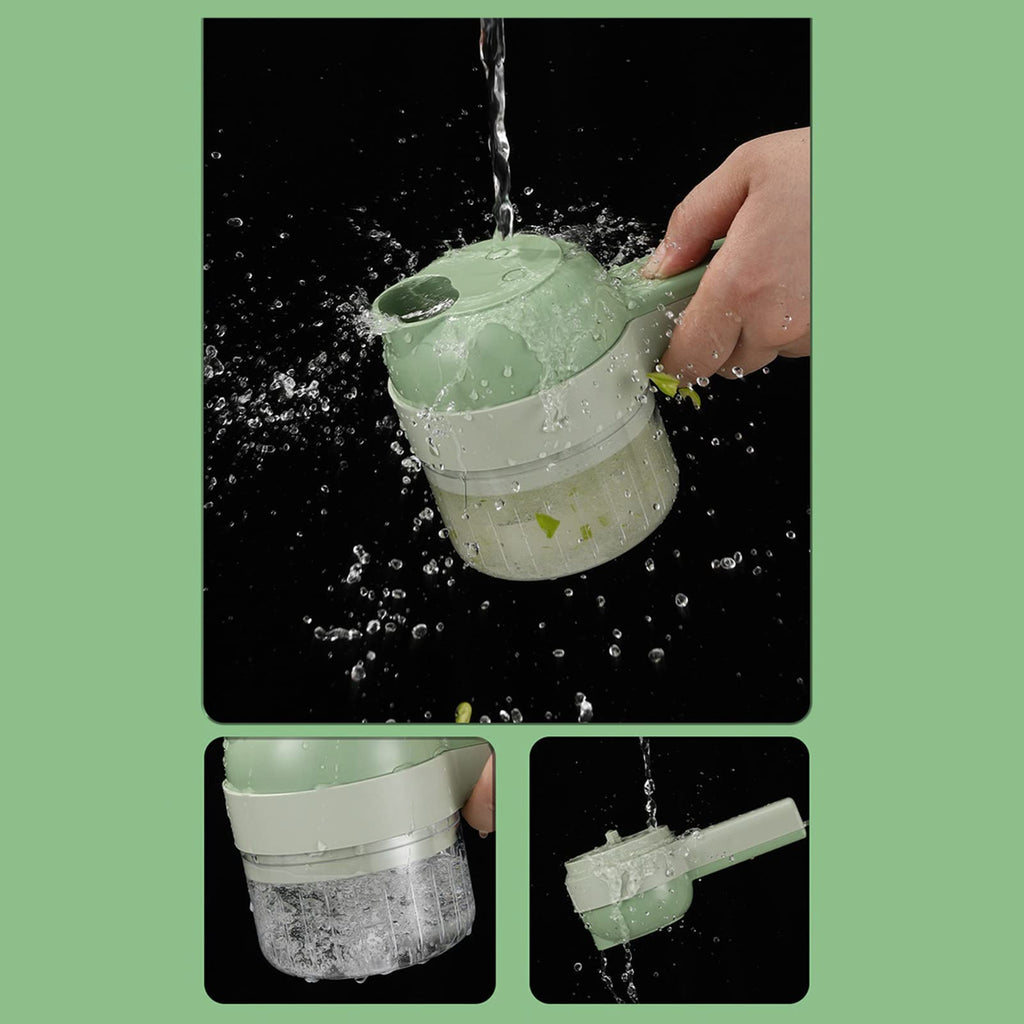 4 in 1 Cordless Electric Vegetable Cutter Set I999