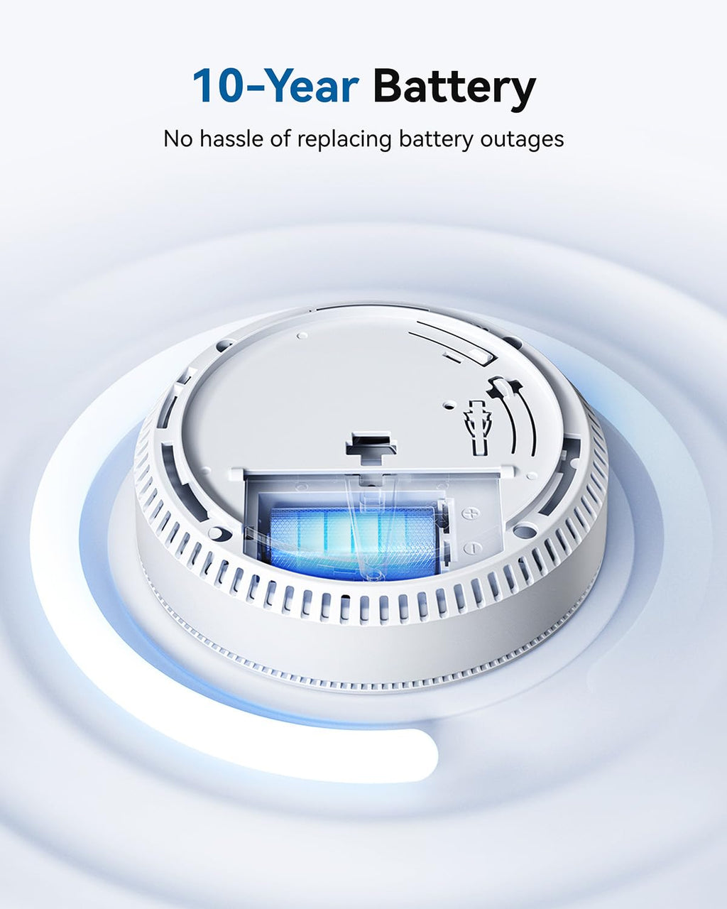 Smoke and Carbon Monoxide Detector Combo 10 Year Battery V813