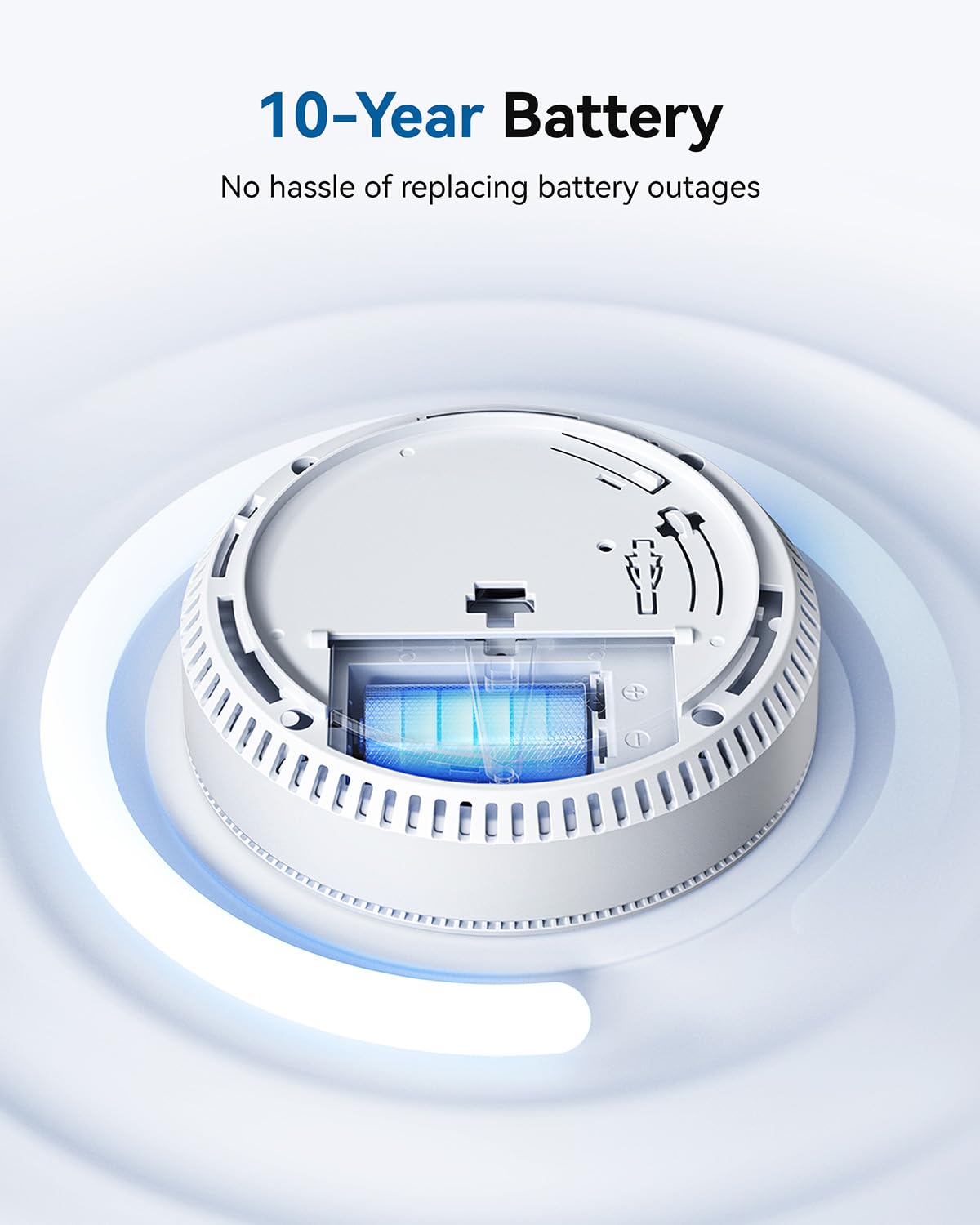 Smoke and Carbon Monoxide Detector Combo 10 Year Battery V813