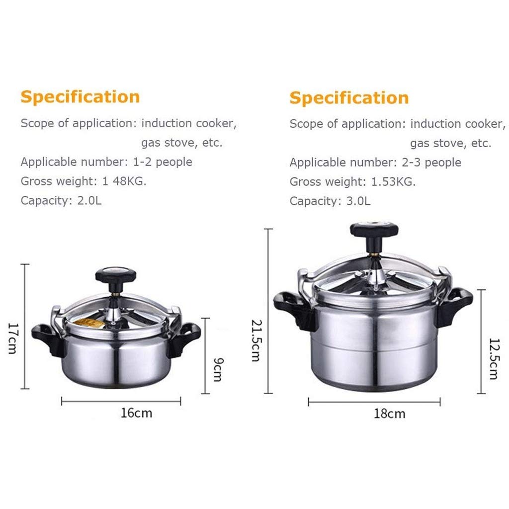Aluminum Pressure Cooker Non-Stick 3L L87785