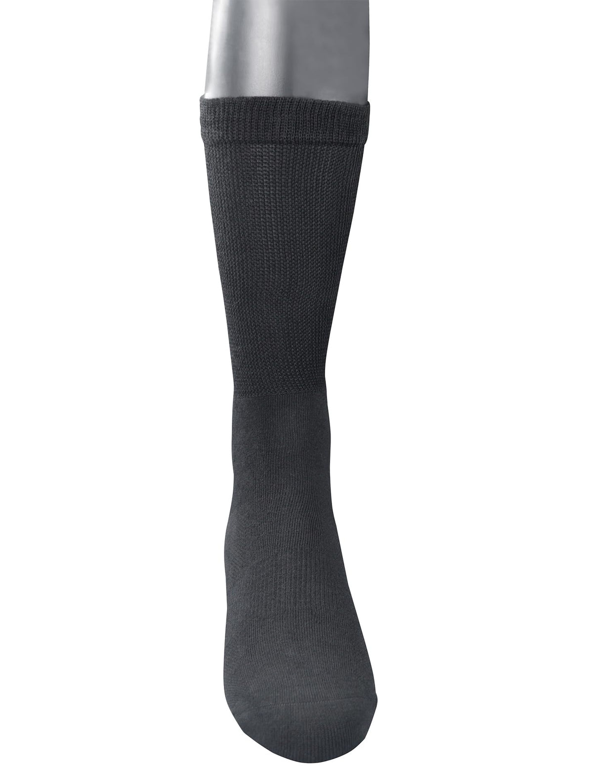 Men's 6 Pairs Bamboo Rayon Breathable Mid-Calf Socks with Arch Support H862