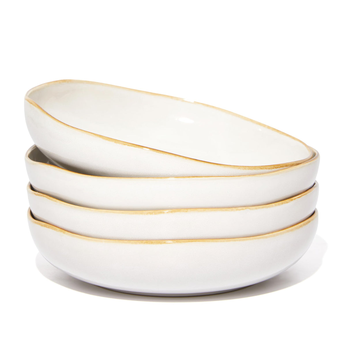 8.26" Ceramic Pasta Bowls Set of 4 H2171