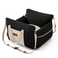 Waterproof Dog Car Seat with Safety Leash, Black V2241