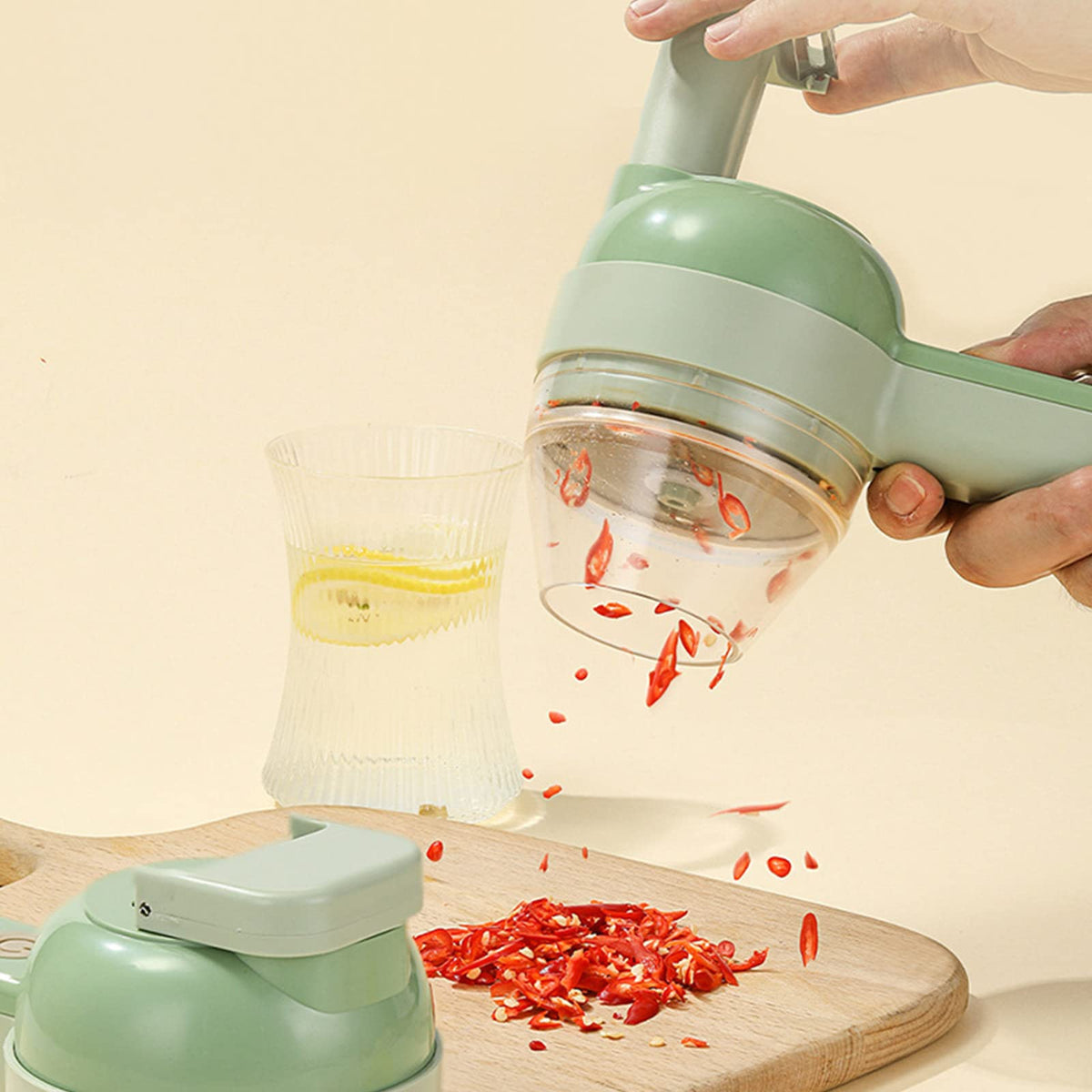 4 in 1 Cordless Electric Vegetable Cutter Set I999