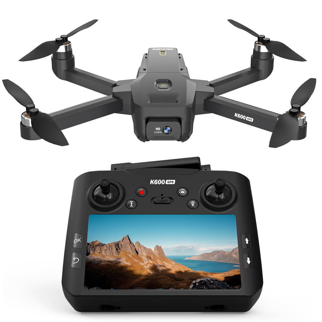 GPS Drone with EIS Camera, 4.5" HD LCD RC Screen, 32G SD Card, under 249g N876077
