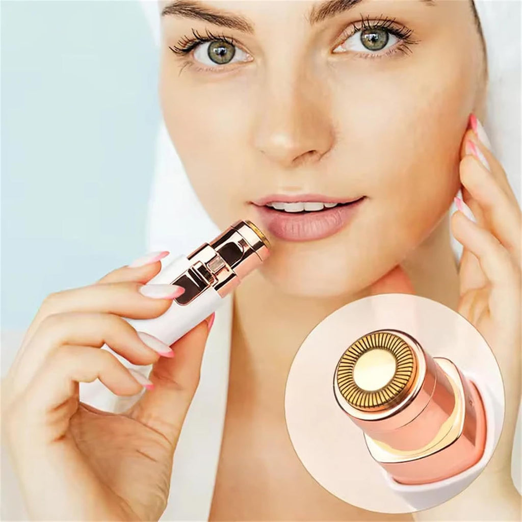 Portable Facial Shaver for Women, 2-in-1 Eyebrow Trimmer Q894946