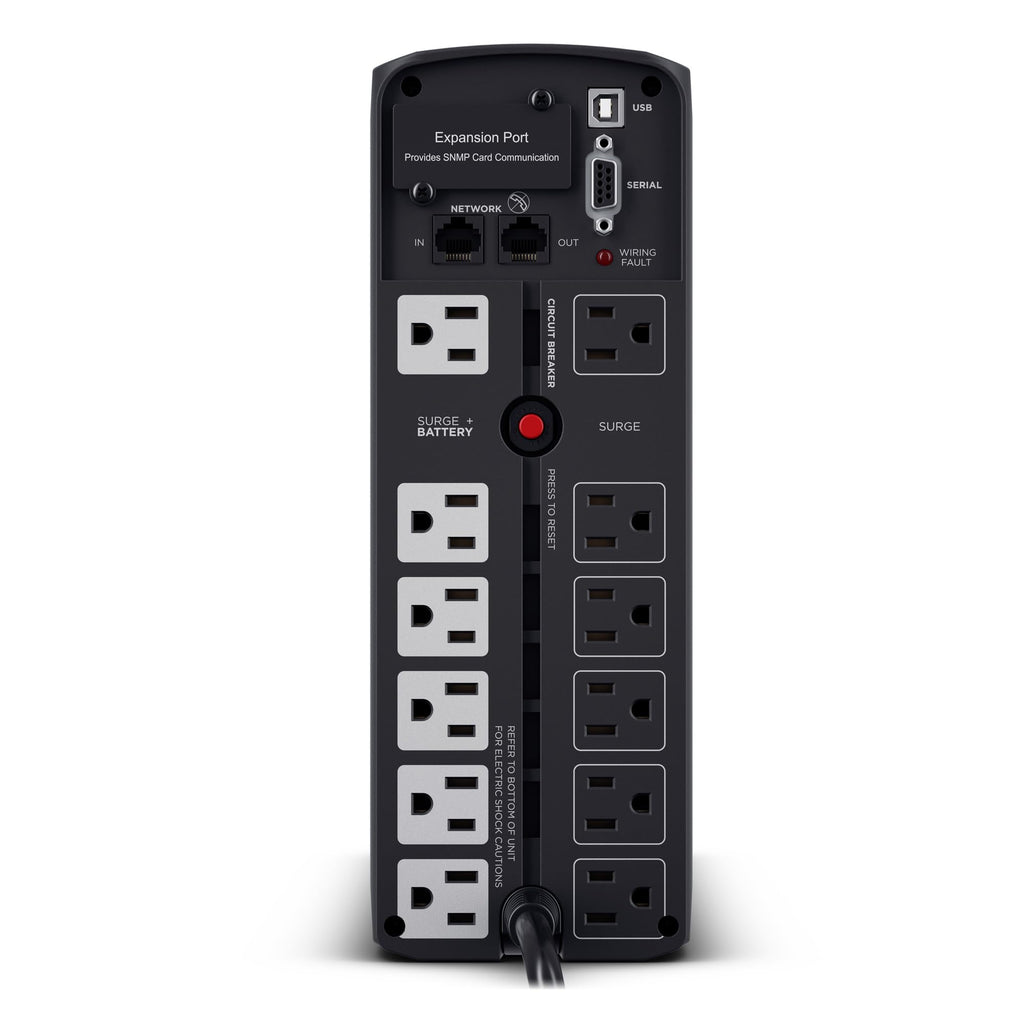 1500VA/1000W 12 Outlets Mini Tower UPS System J761