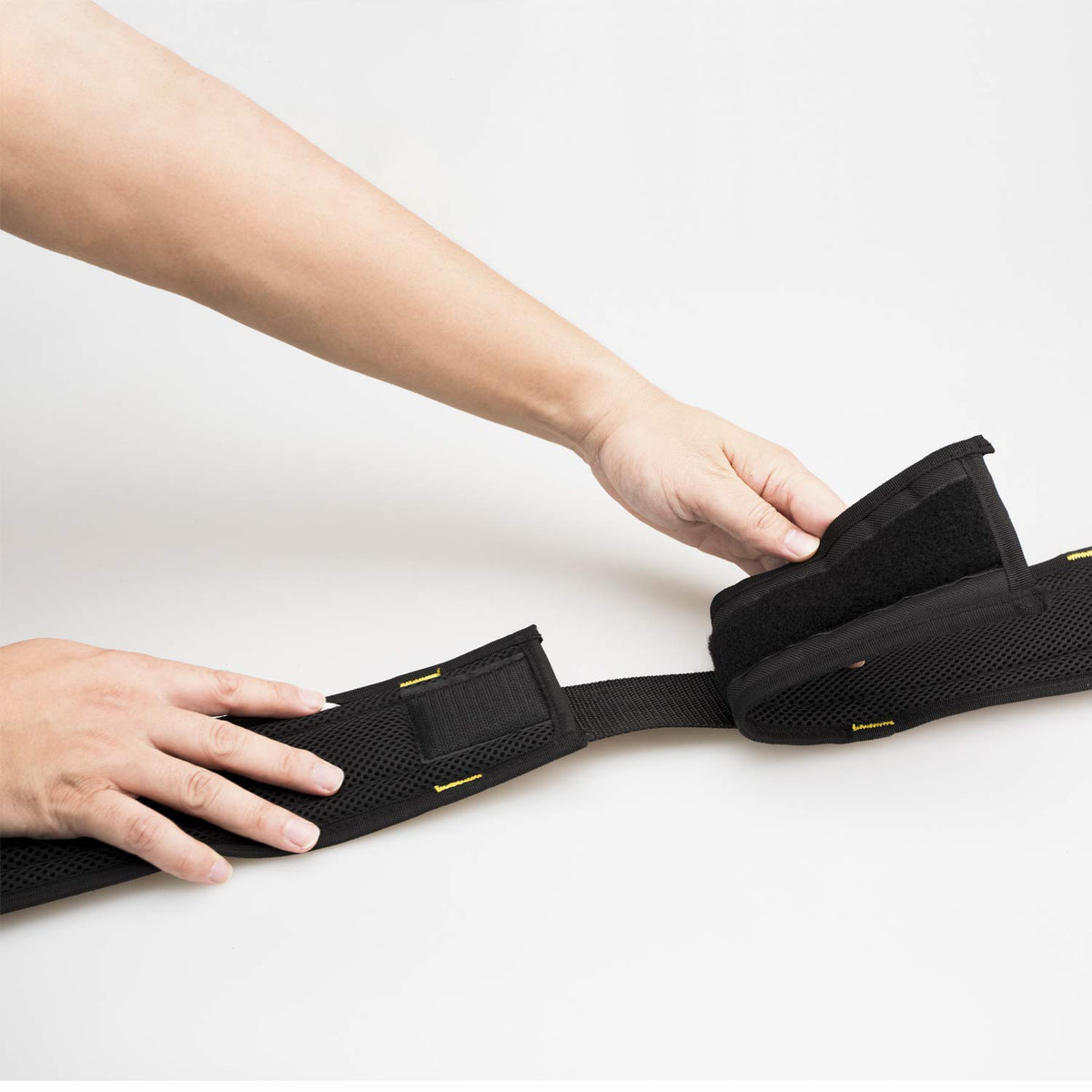 2-Inch Padded Tool Belt with 4 D-Rings Heavy Duty Double Metal Roller Buckle S572216