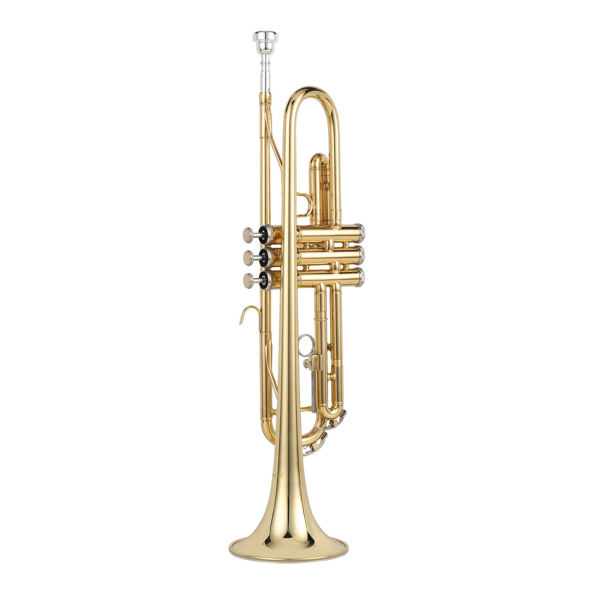 Gold Trumpet with Case, 7C Mouthpiece and Cleaning Kit B878