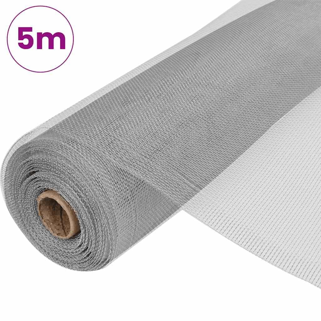 Aluminum Mesh Screen 39.4x196.9 in Silver F99953
