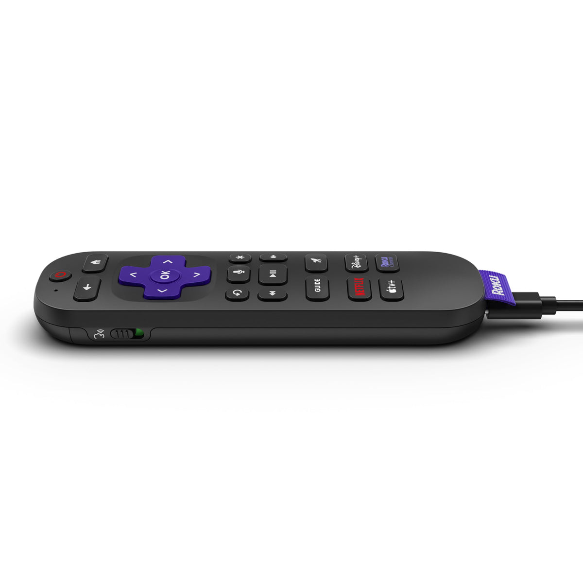 Rechargeable TV Remote Control with Voice Controls B482290