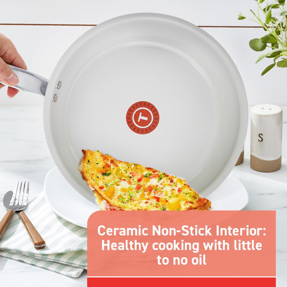 12 Piece Recycled Ceramic Non Stick Cookware Set T164403