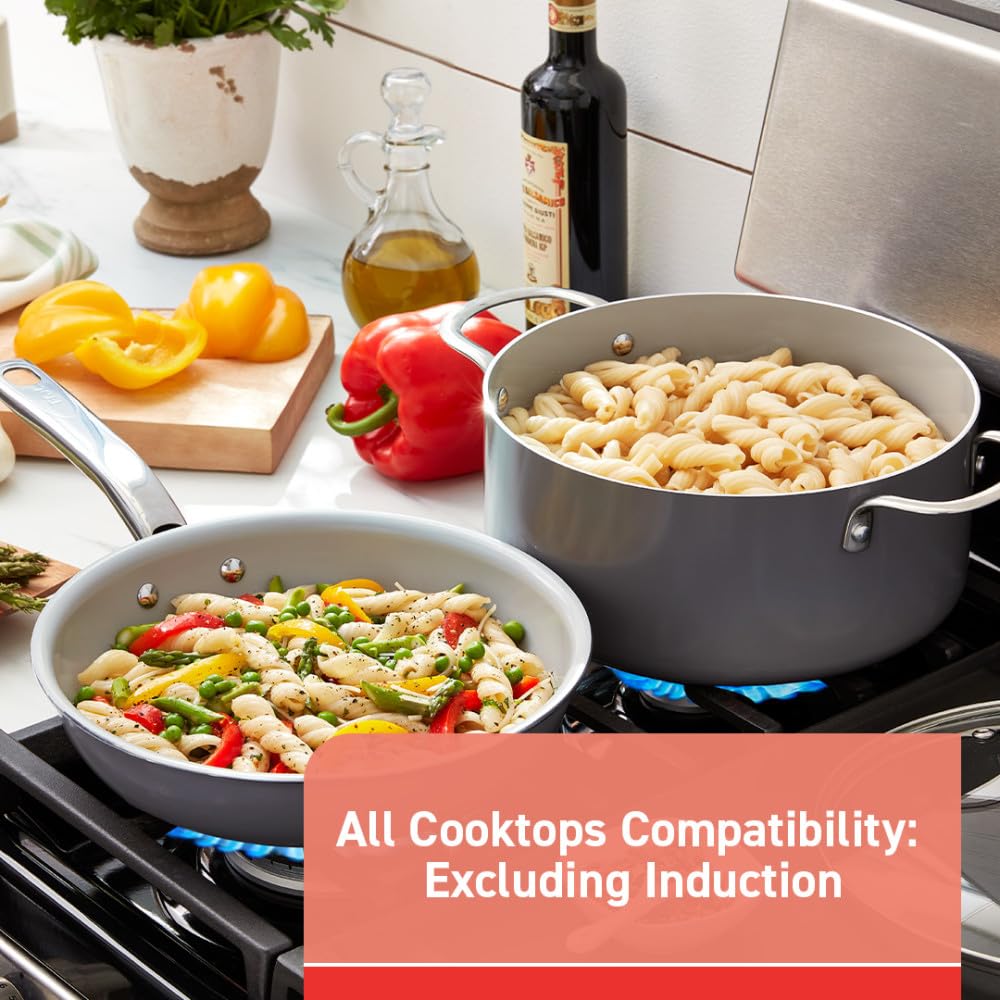 12 Piece Recycled Ceramic Non Stick Cookware Set T164403