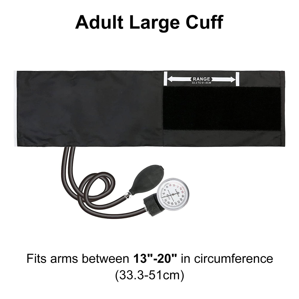 Large Adult Blood Pressure Cuff with Carrying Case C79563