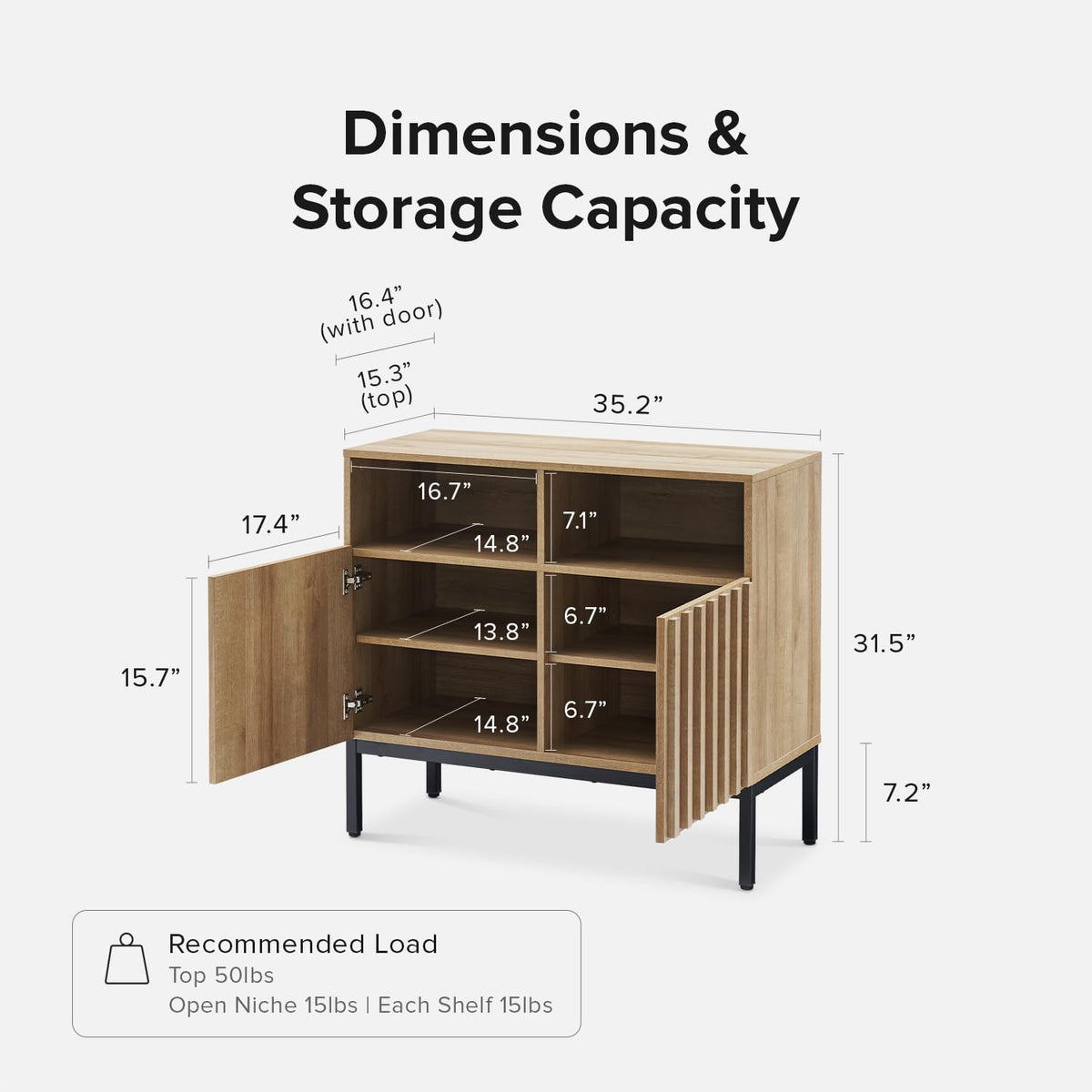 Oak Storage Cabinet Sideboard P31422