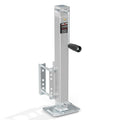 Square Trailer Jack, 15" Lift, Heavy Duty Swivel S584