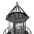 Solar Rotating Lighthouse Light LED Outdoor Garden Decoration Lantern N586239