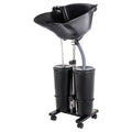 Portable Height Adjustable Shampoo Bowl with Electric Pump N2936