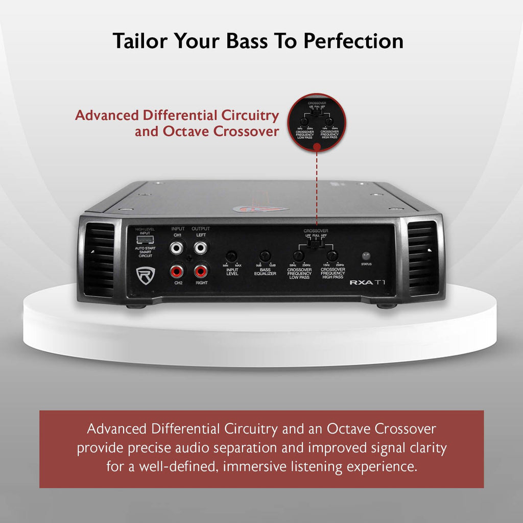 2-Channel Class A/B Car Amplifier 1500W Peak X8998