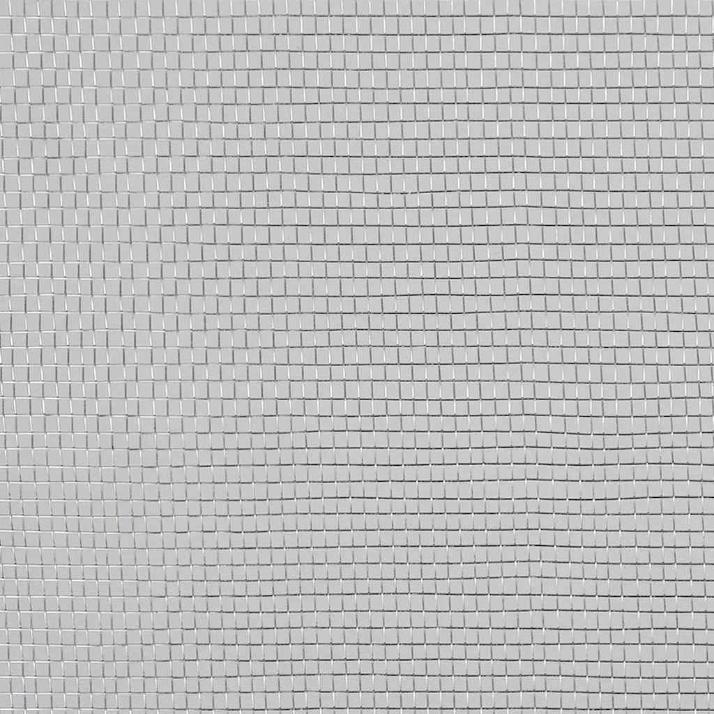 Aluminum Mesh Screen 39.4x196.9 in Silver F99953