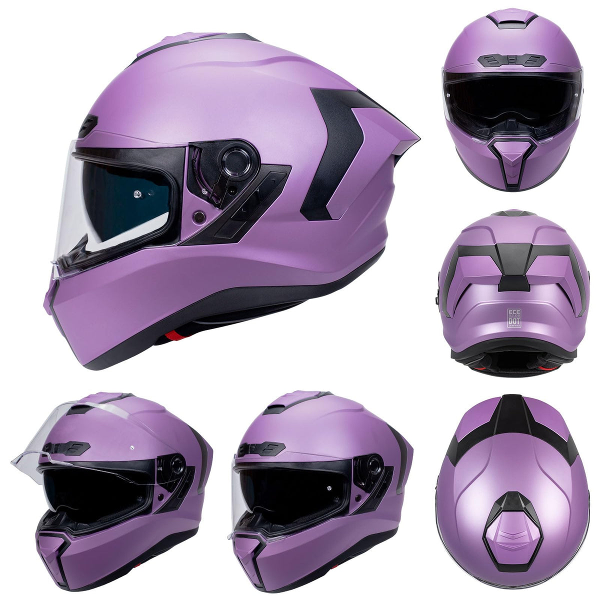 Dual Visor Full Face Motorcycle Helmet O600668