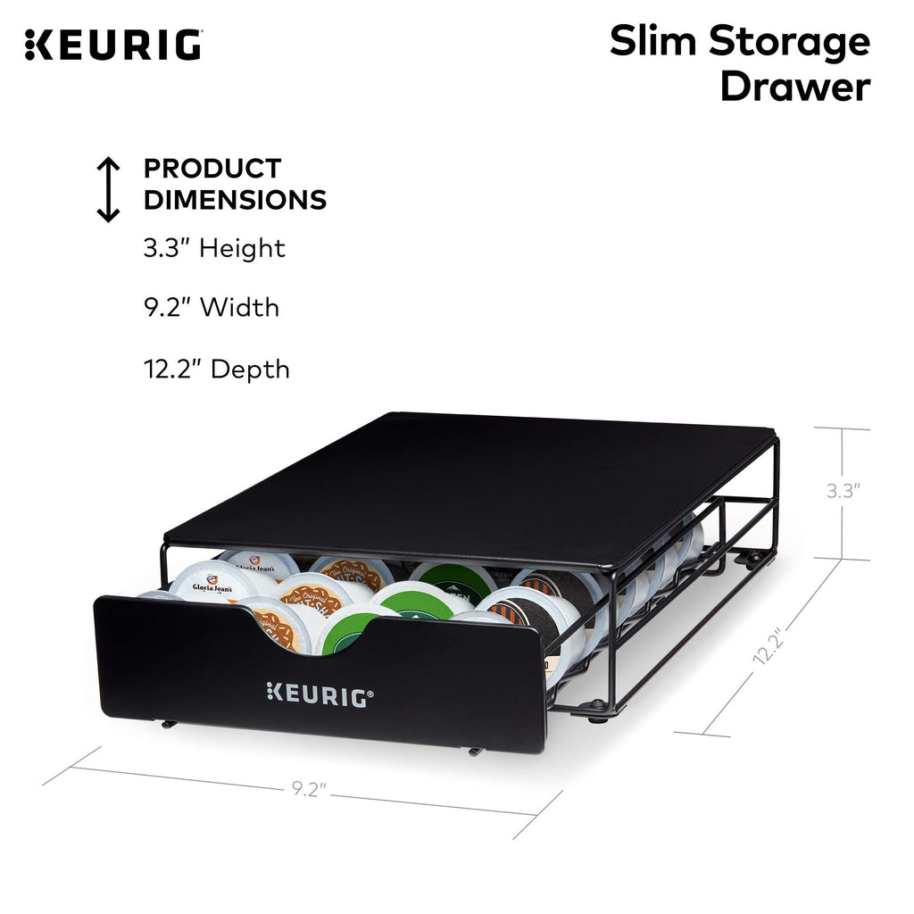 Single Serve K-Cup Pod Coffee Maker with Storage Drawer P636