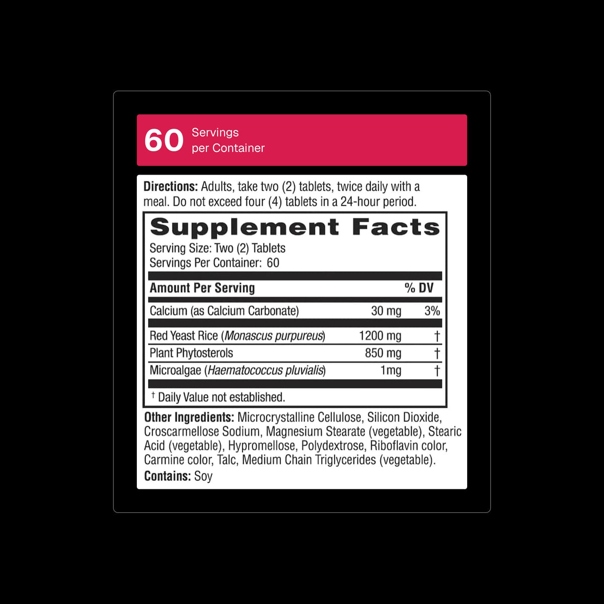 Red Yeast Rice 120 Capsules Z7758