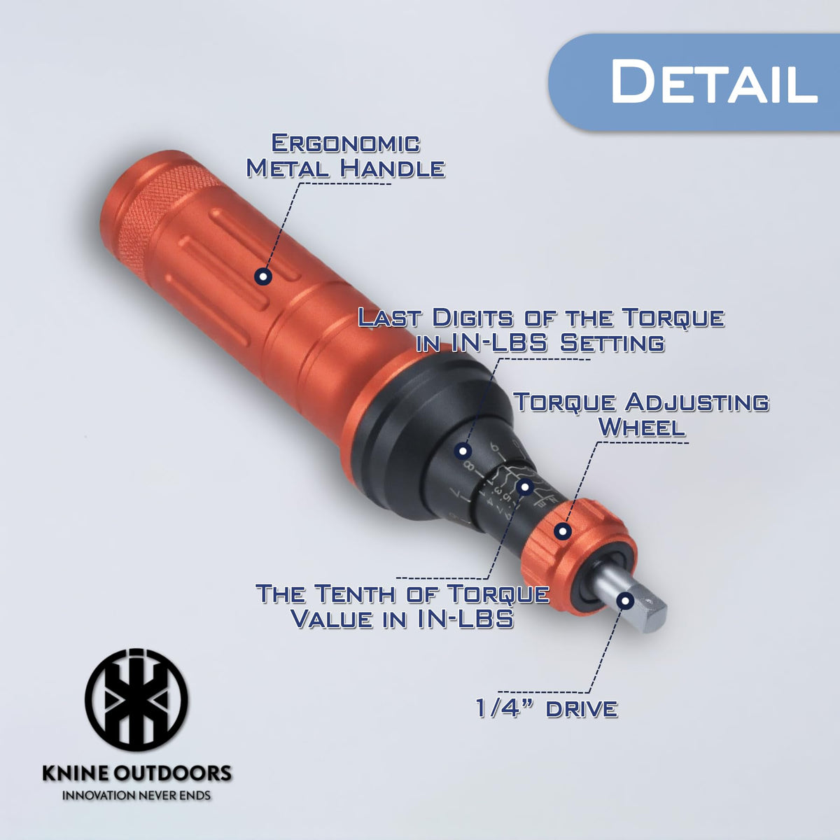 Torque Screwdriver Wrench Driver Set 10-80 Inch Pounds 20 Steel Bits B493