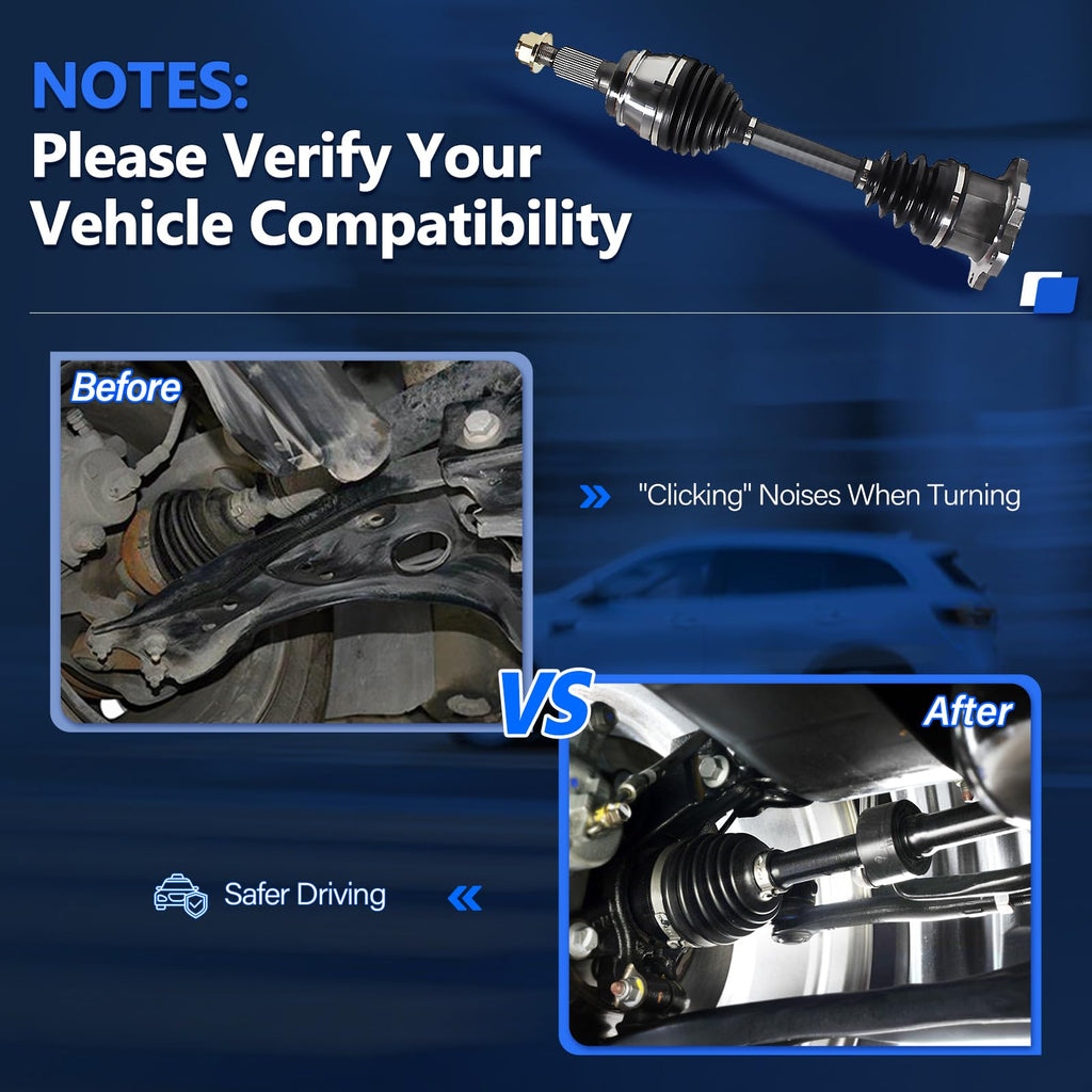 CV Axle Front Pair A6629