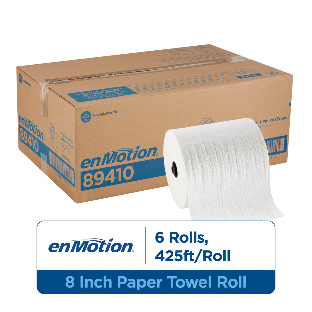 8 in 425 Linear Feet White Paper Towel Roll L730639
