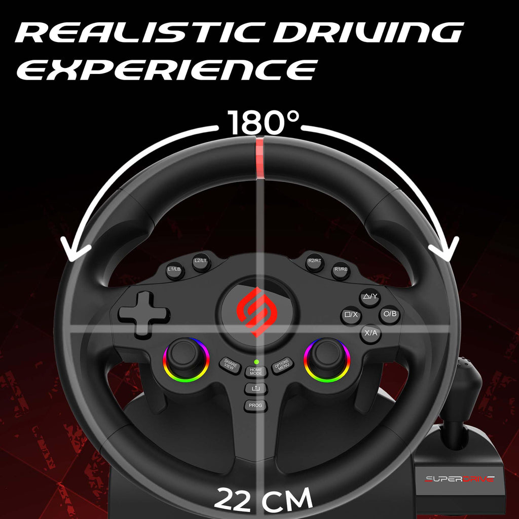 RGB Gaming Steering Wheel B7922