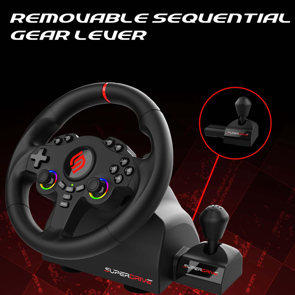 RGB Gaming Steering Wheel B7922