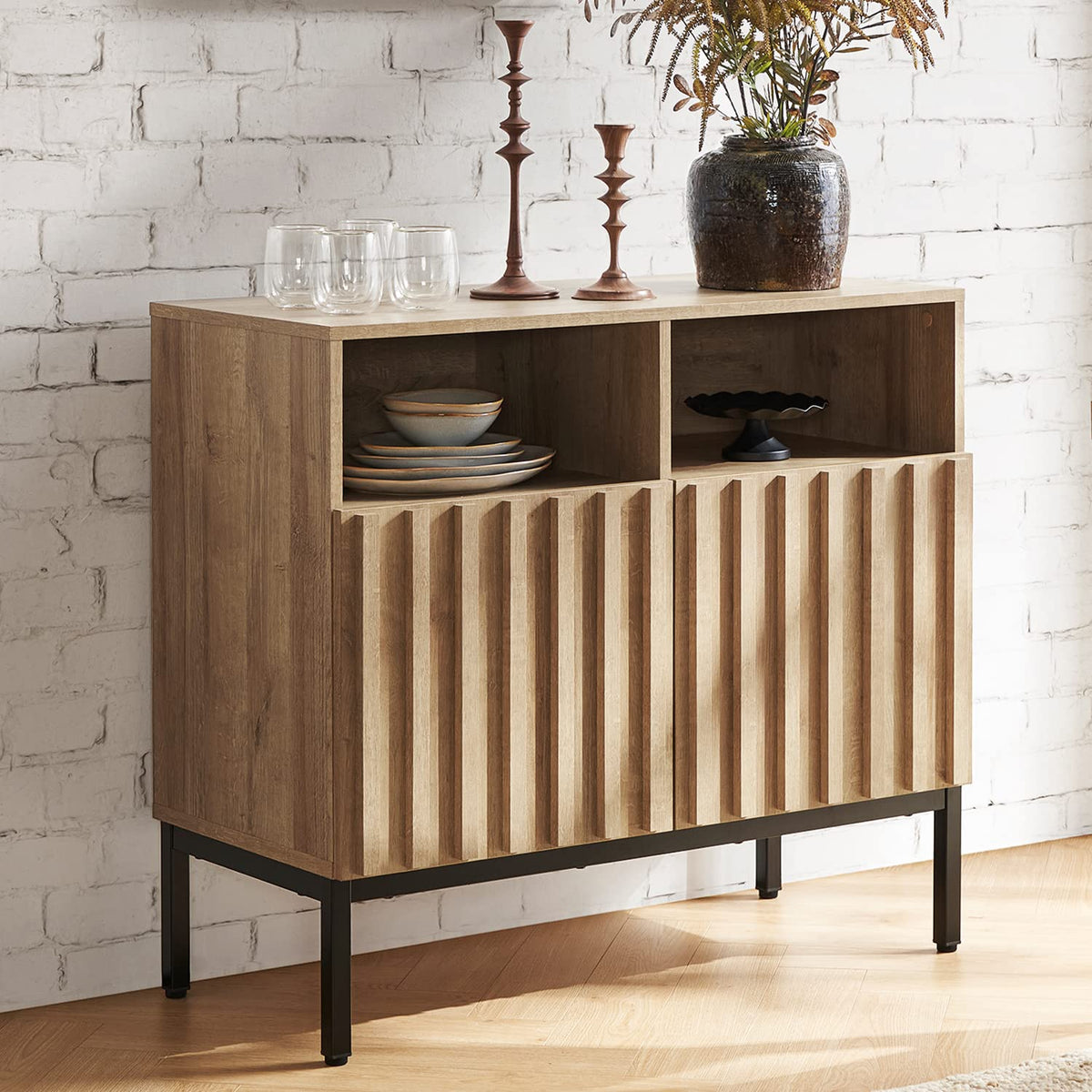 Oak Storage Cabinet Sideboard P31422